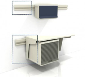 Upper and lower Unicell Rail