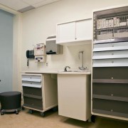 Hospital work stations and storage using Unicell